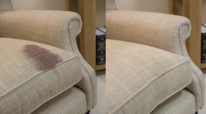 Grandma’s Chair Red Wine Removal